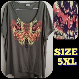 SIZE 5XL 32 BEING CASUAL TEE graphic tshirt tee shirt top